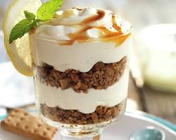 Vasito de galleta y crema