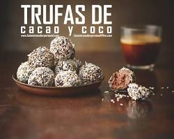 Trufas de cacao y coco