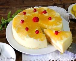 Pastel frio de piña