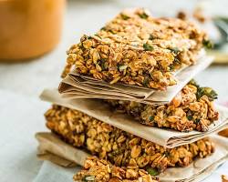 Barritas de avena sin horno