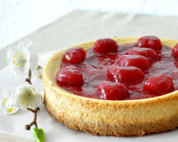 Cheesecake bajo en grasa