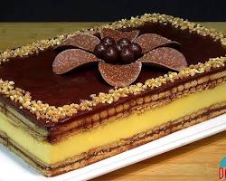 Tarta fría de galletas María y flan: ¡Delicia sin horno!